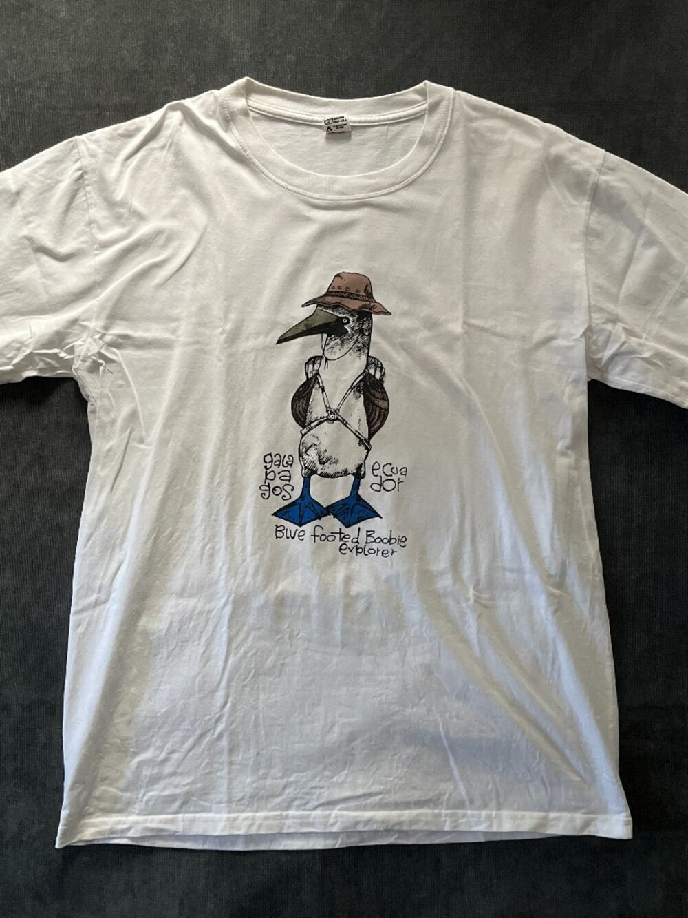 Galapagos Blue Footed Boobie T (XXL)